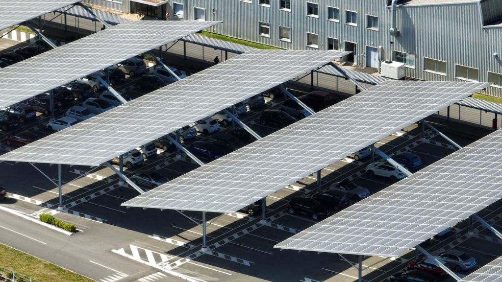 Étude de sol pour ombrière photovoltaïque