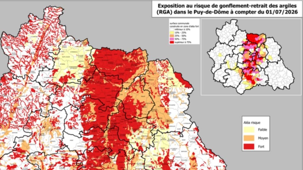 Nouvelle carte RGA 2026 : votre terrain est-il concerné ? 2 carte RGA